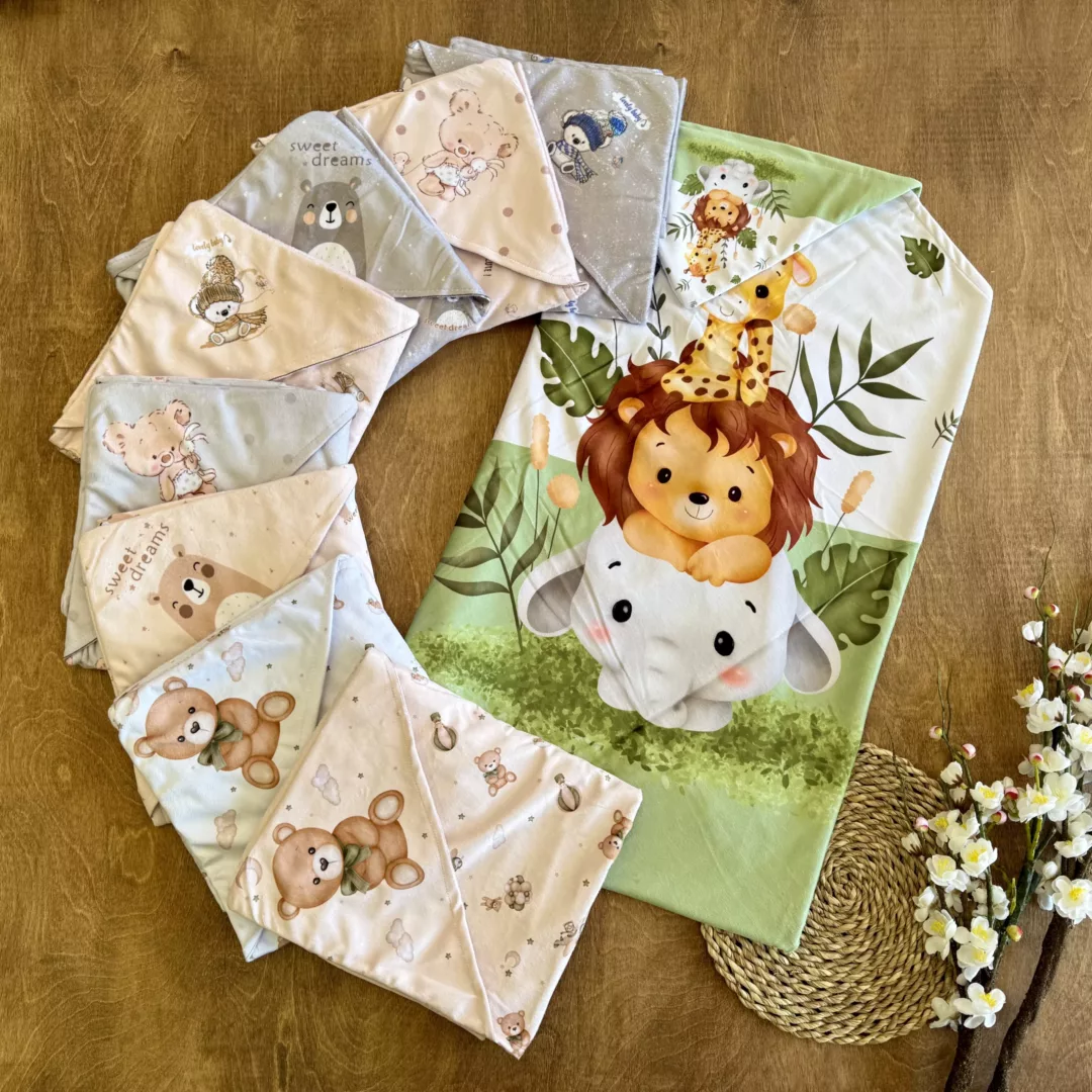 پتو دورپیچ مخمل چاپی